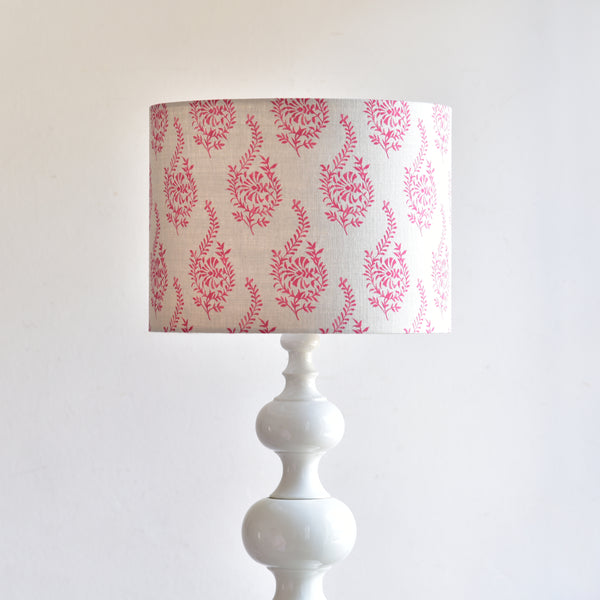 Imara Tuscan Red on Stone Drum Lampshade