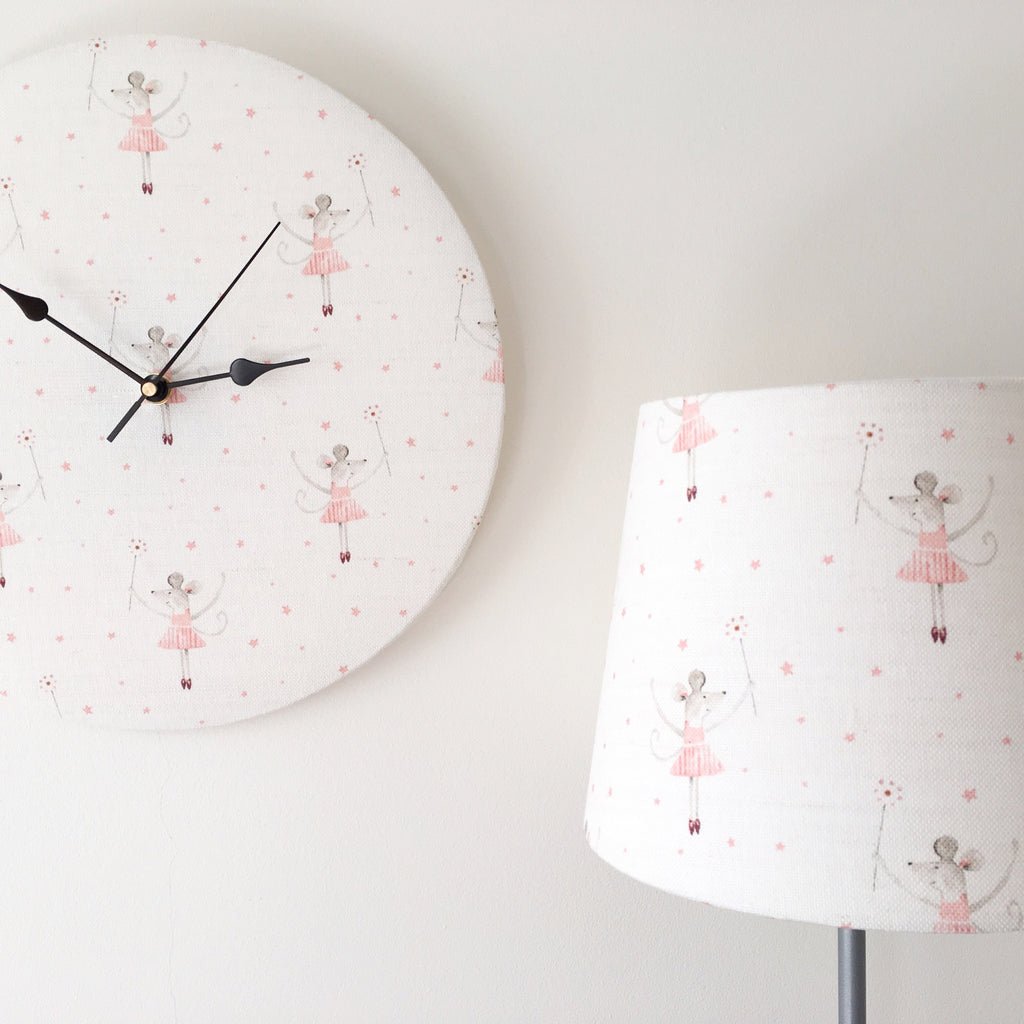 Mrs Mouse Loves Ballet Linen Lampshade - Lolly & Boo - 2
