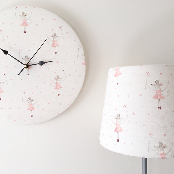 Mrs Mouse Loves Ballet Linen Lampshade - Lolly & Boo - 2