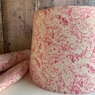 Vintage Paisley (Moroccan Pink) Lampshade