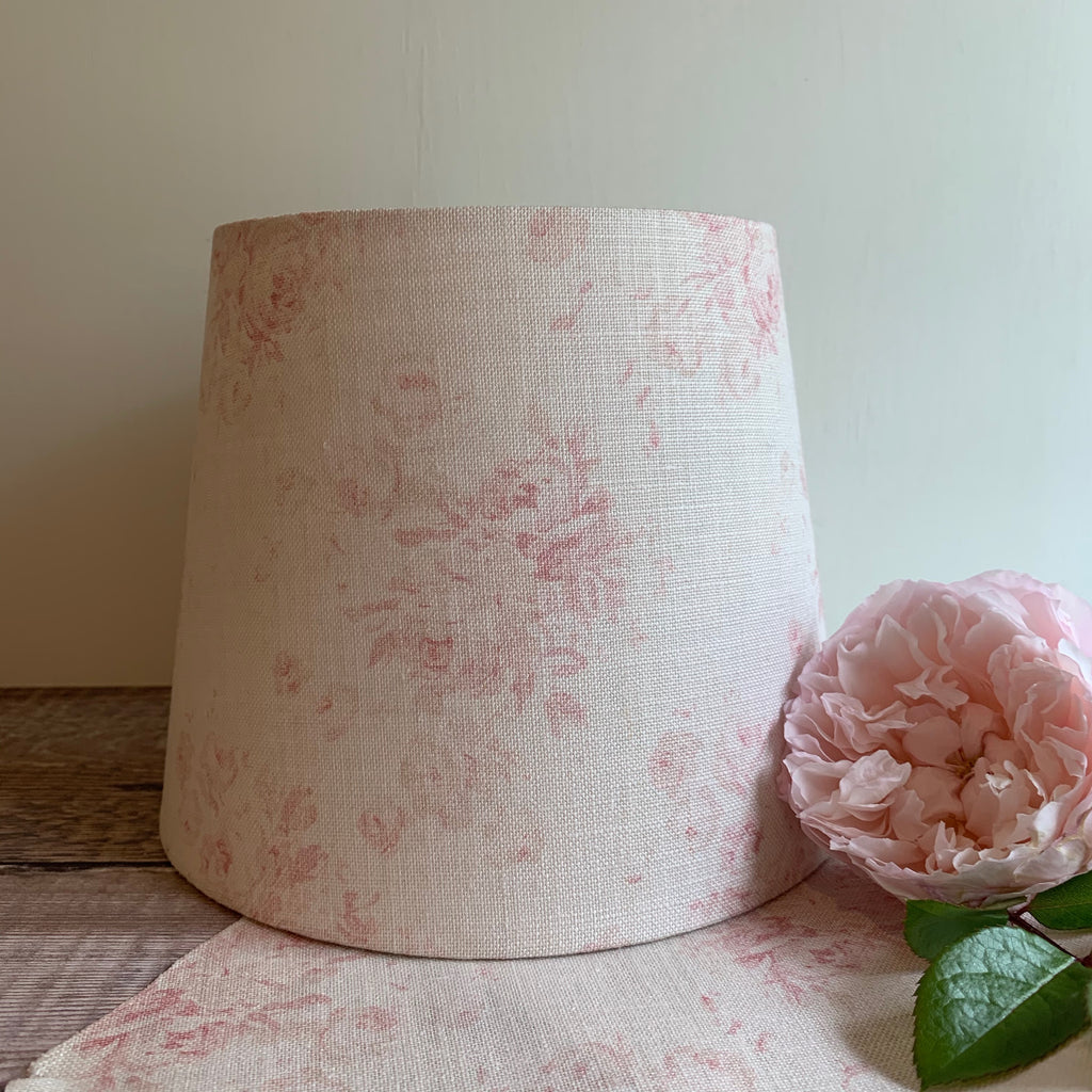Millie Powder Pinks Linen Lampshade