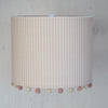 Eva Stripe Linen Pom Pom Lampshade