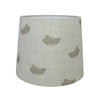 Olive Falling Feathers Linen Lampshade - Lolly & Boo - 2