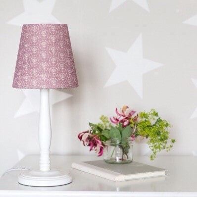 Heather Blotch Daisy Linen Lampshade - Lolly & Boo - 1