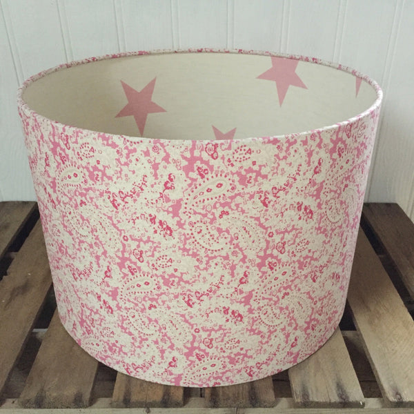 Pink sales star lampshade