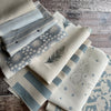 Linen Fabric Craft Pack - Smaller Projects Beautiful Blues  2