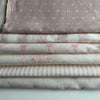 Linen Fabric Craft Pack - Pretty Pinks 11