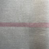 Peony & Sage Capri Stripe in French Blossom on Grainsack Linen - Offcut