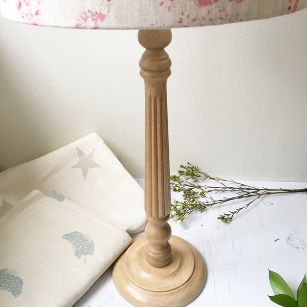 Beech Hardwood Table Lamp (45cm)