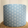 Cornish Blue Blotch Daisy Linen Lampshade - Lolly & Boo - 3