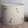 Pointer Linen Drum Lampshade