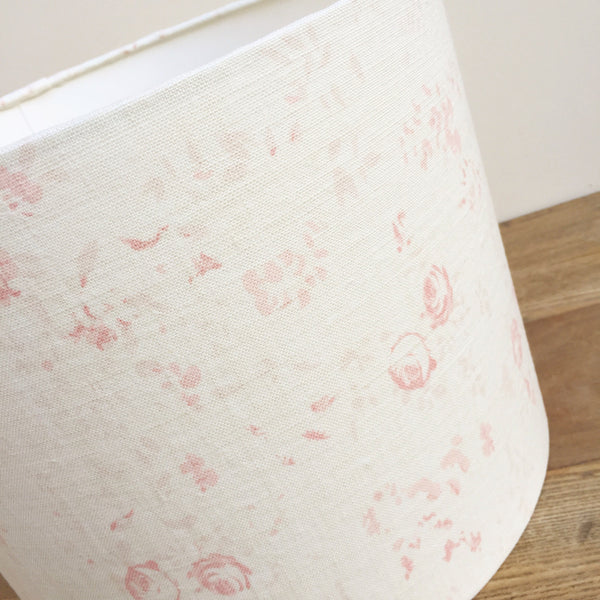 Peony & Sage Lydia (powdery pinks) linen- offcut - Lolly & Boo - 1