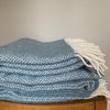 Blue Beehive Throw
