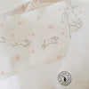 Peony & Sage Rabbit All Star Linen (Pink) - Offcut - Lolly & Boo - 3