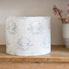 Birdsong Linen Drum Lampshade - Lolly & Boo - 1