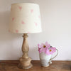Blush Pink Busy Bees Linen Lampshade - Lolly & Boo - 2