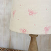Blush Pink Busy Bees Linen Lampshade - Lolly & Boo - 1