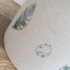 Bamburgh Feather & Egg Linen Drum Lampshade - Lolly & Boo - 2