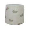 Olive Falling Feathers Linen Lampshade - Lolly & Boo - 2