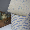 Little Fishes Linen Drum Lampshade - Lolly & Boo - 3