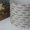 Little Fishes Linen Drum Lampshade - Lolly & Boo - 2