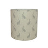Grey Hares Linen Drum Lampshade - Lolly & Boo - 2