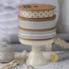 Silver Grey Stitched Ribbon - Lolly & Boo - 2