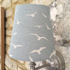 Seagulls stone blue Linen Lampshade - Lolly & Boo - 2