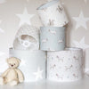 Jack All Star (blue star) Linen Lampshade - Lolly & Boo - 2