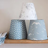 Seagulls stone blue Linen Lampshade - Lolly & Boo - 3