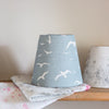Seagulls stone blue Linen Lampshade - Lolly & Boo - 1