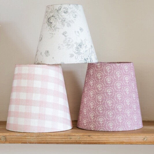 Millie Gustavian Grey Linen Lampshade