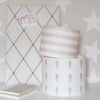 Pink Icing Summer Stripe Linen Drum Lampshade - Lolly & Boo - 3