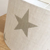 All Stars (Gustavian Grey) Linen Lampshade - Lolly & Boo - 2