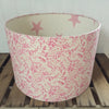 Pink Vintage Paisley Linen Lampshade With Stars Lining - Lolly & Boo - 2