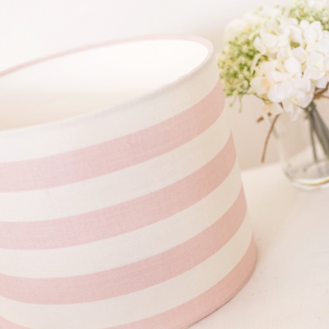 Pink and white lamp shade hotsell