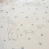 Rabbit All Star Linen Lampshade - pink or blue stars - Lolly & Boo - 3