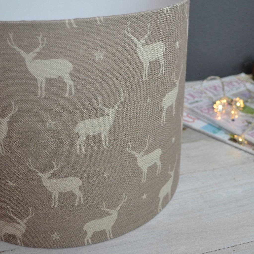 Stag lampshade the shop range